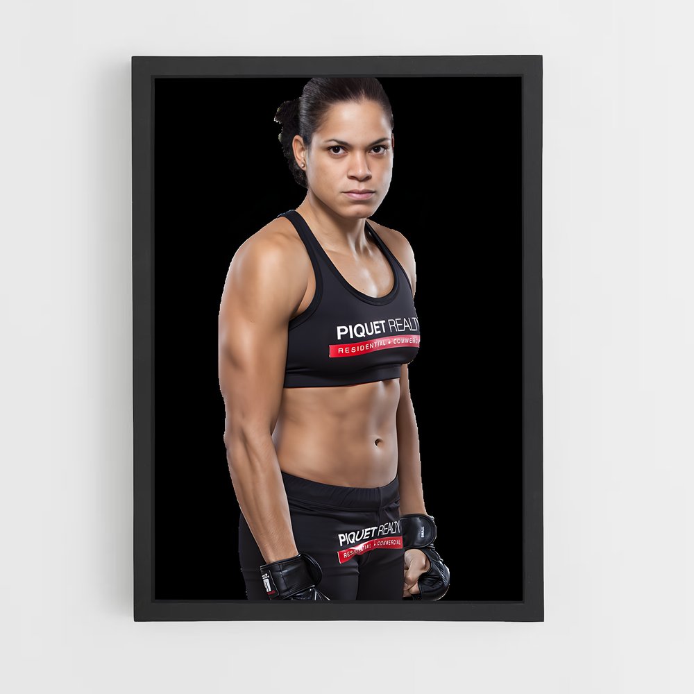 Poster Championne Inébranlable – affiche MMA (vue 2)